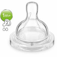 Philips Avent Anti-Colic Slow Flow Nipple for Avent Anti-Colic Baby Bottles, 1 Month+, BPA-Free, 2pk