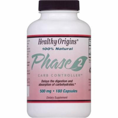 Healthy Origins Carb Controller, Phase 2, 500 mg, Capsules, 180 CT