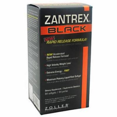 Zantrex Black Rapid Release Liquid Gels, 84 CT