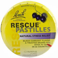 Bach Rescue Pastilles Black Currant Stress Relief, 50 GM