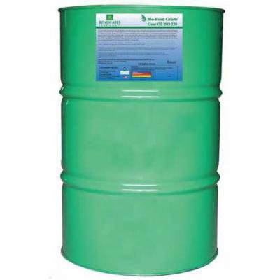 RENEWABLE LUBRICANTS 87256 Food Grade Gear Oil,55 Gal G9927845