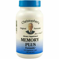Christopher's Original Formulas Memory Plus Formula Caplets, 100 CT