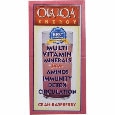 Ola Loa Energy Multi Vitamin, 90 Mineral Complexes Drink Mix, Cran-Raspberry, 30 CT