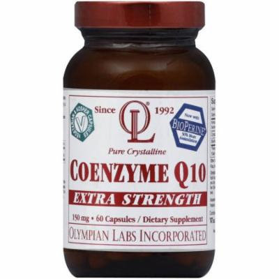 Olympian Labs Coenzyme Q10, Pure Crystalline, Extra Strength, 150 mg, Capsules, 60 CT