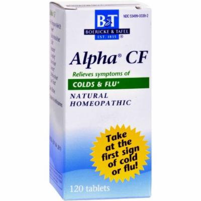 Boericke & Tafel Alpha Cold and Flu Tablets, 120 CT