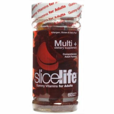 Slice of Life Complete Multi+ Adult Gummy Vitamins, Promotes Overall Health, 60 CT