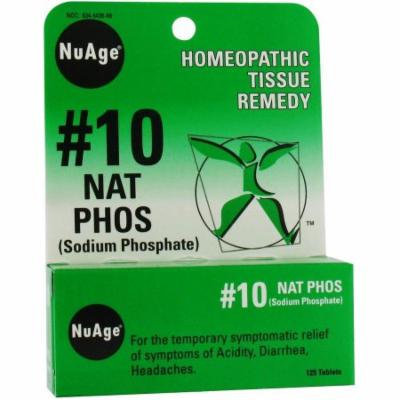 Hylands #10 Natrum Phosphate Tablets, 125 CT (Pack of 2)