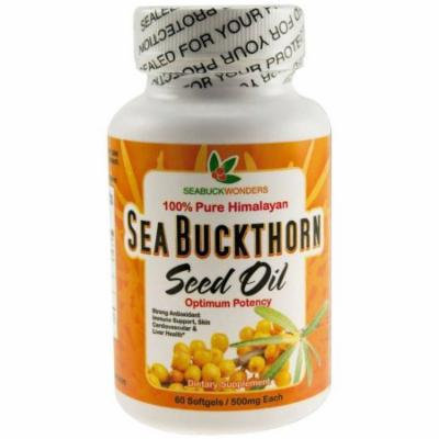 Seabuckwonders Seed Oil, Made with Organic Sea Buckthorn, Softgels, 60 CT