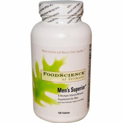 Food Science Men's Superior Multi-Vitamin Tablets, 120 CT