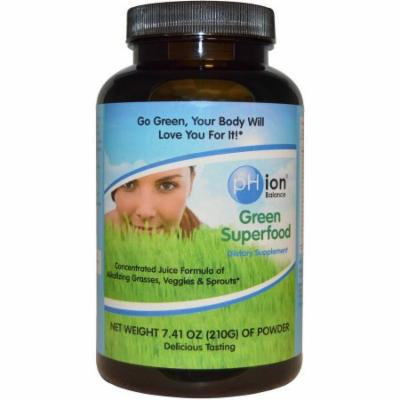 Phion Balance Green Superfood Powder, 7.41 OZ