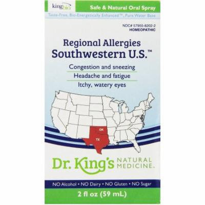 King Bio Regional Allergies, Southwestern U.S, 2 OZ