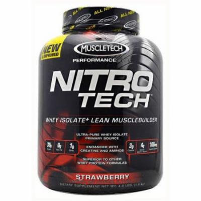 MuscleTech Nitro-Tech, Strawberry, 4 LB