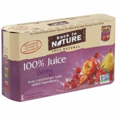 Back to Nature 100% Berry Juice, 8/6 FZ (Pack of 5)