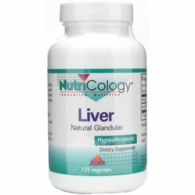 Nutricology Liver Beef Natural Glandular, 125 CT