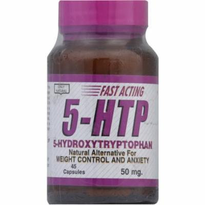 Only Natural 5 Hydroxytryptophan Vegetarian Capsules, 45 CT