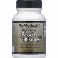 Healthy Origins Biotin Vegetable Capsules, 60 CT