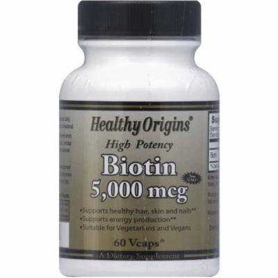 Healthy Origins Biotin Vegetable Capsules, 60 CT