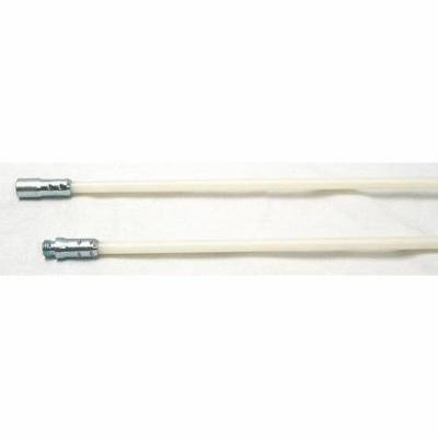 TOUGH GUY 3EDA9 Nylon Brush Rods, 1/4 NPT, Dia3/8, Length48