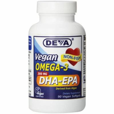 Deva Omega-3, Dha-Epa, Vegan, 90 CT
