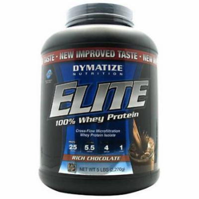Dymatize 100% Whey Protein, Rich Chocolate, 5 LB
