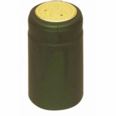 1 X Metallic Green PVC Shrink Capsules