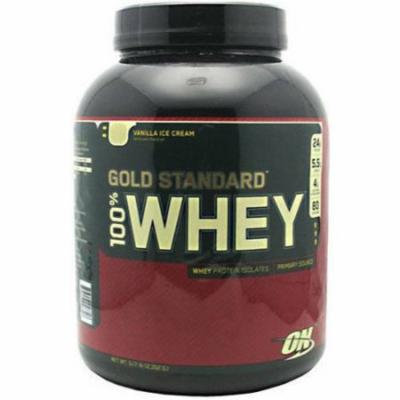 Optimum Nutrition 100% Whey, Vanilla Ice Cream, 5 LB
