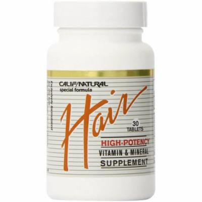 California Natural Hair Vitamin and Mineral Supplement, 30 CT (Pack of 2)