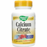 Nature's Way Calcium Citrate Complex Capsules, 100 CT