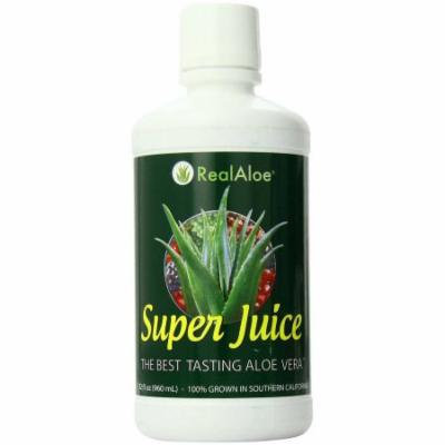 Real Aloe Organically Grown Real Aloe Vera Super Juice, 32 FL OZ