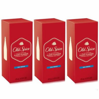 Old Spice Classic Scent 4.25-ounce After Shave Lotion (Pack of 3)