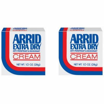 Arrid Extra Dry Anti-Perspirant & Deodorant Cream - 1 oz (Pack of 2)
