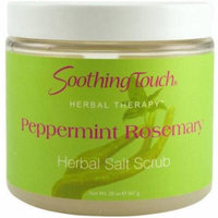 Soothing Touch Salt Scrub, Herbal, Peppermint Rosemary, 20 OZ