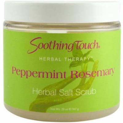 Soothing Touch Salt Scrub, Herbal, Peppermint Rosemary, 20 OZ