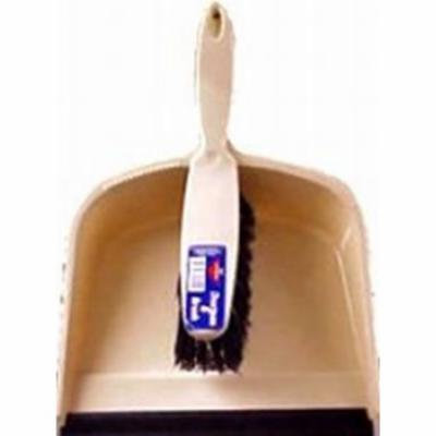 Large Handle Dust Pan With Broom (Pack of 6)