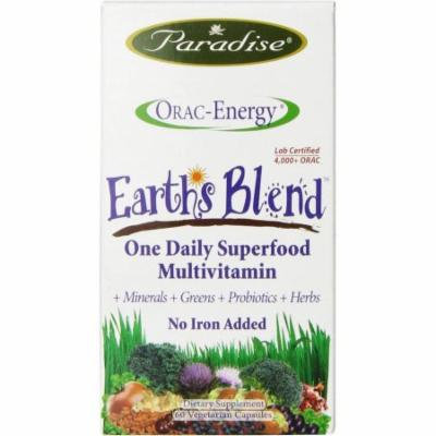Paradise Herbs Earth's Blend Superfood Daily Multivitamin, 60 CT