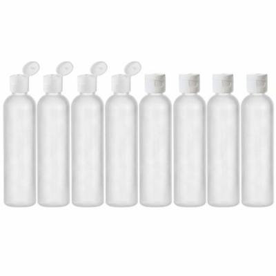 Moyo Natural Labs 8 OZ HDPE Commerical Grade Empty Squeezable Containers BPA Free Made in USA hdpe reusable bottles Pack of 8