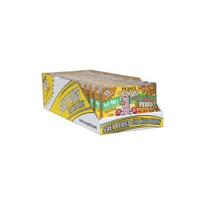 C & S Products Peanut Delight Suet Dough Plug 12 Ounces - CS12680
