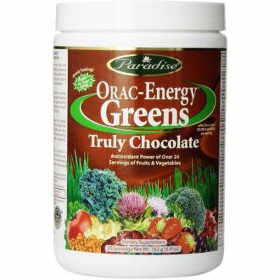 Paradise Herbs Orac-Energy Greens, Truly Chocolate, 6.4 OZ