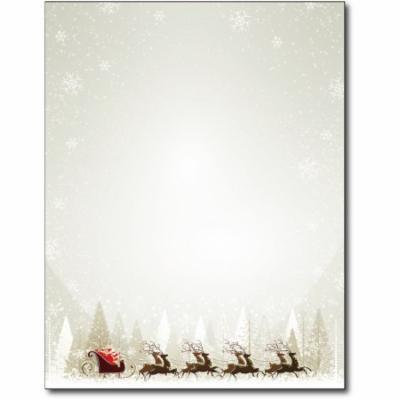 Santa & Reindeer Christmas Paper - 80 Sheets