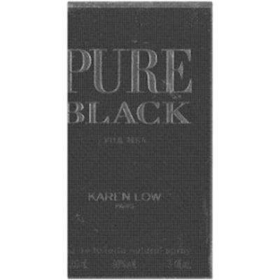 Karen Low Pure Black for Men Eau de Toilette, 3.4 oz