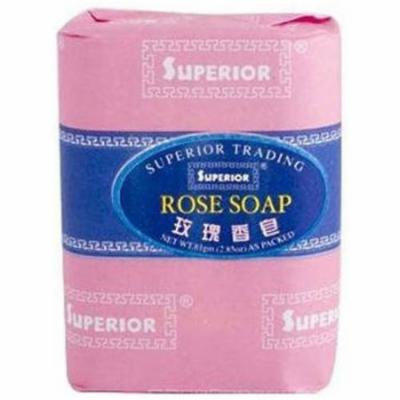 Superior Trading Rose Soap Bar, 2.85 OZ (Pack of 6)