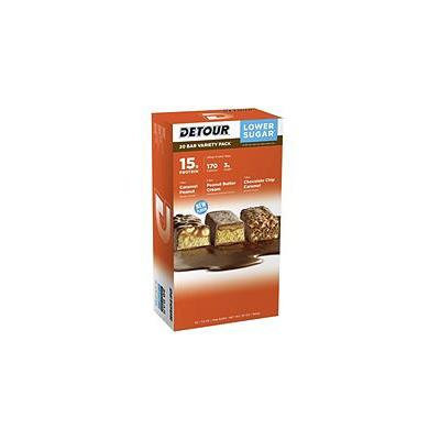 Detour Lower Sugar Protein Bar, Variety Pack (1.5 oz., 20 ct.)