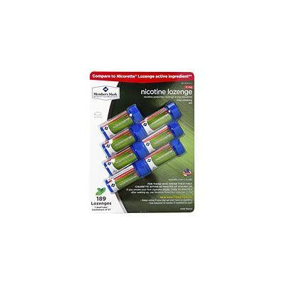 Member's Mark 4mg Nicotine Lozenge, Mint (189 ct.)