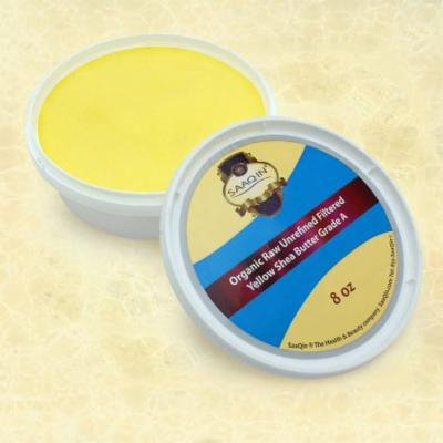 African Shea Butter Cream (100% Pure & Raw, Gold) 8 Oz By SaaQin