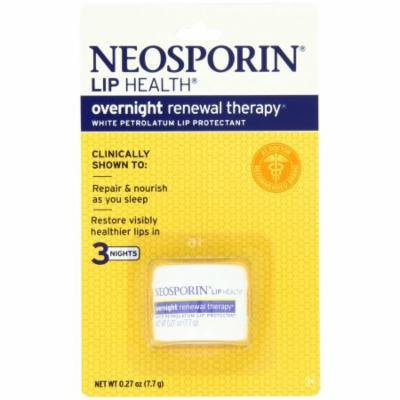 2 Pack Neosporin Lip Health Overnight Renewal Therapy 0.27 oz Each