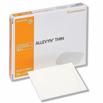 Smith & Nephew Allevyn Thin Gentle-Adhesive Dressing