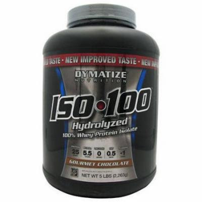 Dymatize Iso-100, Gourmet Chocolate, 5 LB