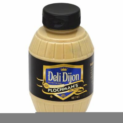 PLOCHMANS MUSTARD SQUEEZE DELI DIJON, 11 OZ (Pack of 6)