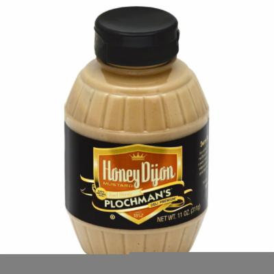 PLOCHMANS MUSTARD SQUEEZE HONEY DIJON, 11 OZ (Pack of 6)