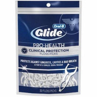 48 Pack Oral-B Glide Pro-Health Dental Floss Picks, Deep Clean Angle 30 Each